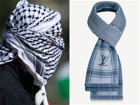 lv kaffiyeh|what happened to keffiyeh scarf.